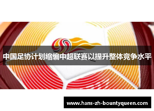 中国足协计划缩编中超联赛以提升整体竞争水平